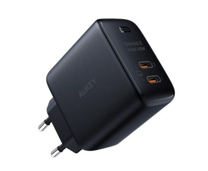 Зарядно Aukey Omnia II PA-B4T 45W 2xUSB-C 