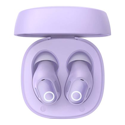 Baseus Bowie WM02 TWS Bluetooth 5.3 OS Wireless Earphones Purple