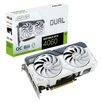 Asus GeForce RTX 4060 Dual OC 8GB White GDDR6