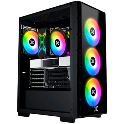 Xigmatek Elite One EN49684 , ATX/M-ATX/Mini ITX, U3x1 & U2x2, TG FP & Left TG, 4PCS X24A Fan & ARGB Fan Control PCB