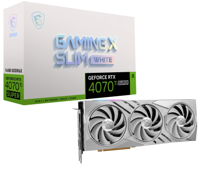 MSI GeForce RTX 4070 Ti Super GamingX Slim White OC 16GB