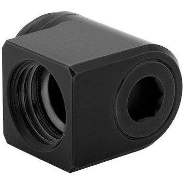 EK-Quantum Torque Micro Rotary 90° - Black, adapter fitting