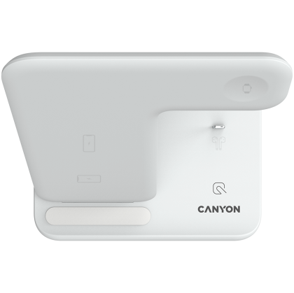 CANYON wireless charger WS-302 15W 3in1 White