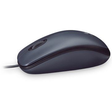 LOGITECH M90 Corded Mouse - GREY - USB - EWR2