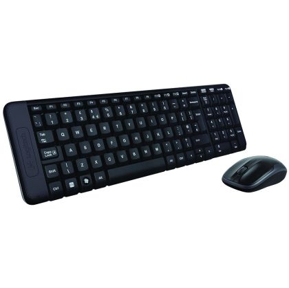 LOGITECH MK220 Wireless Combo - BLACK - US INT'L EER