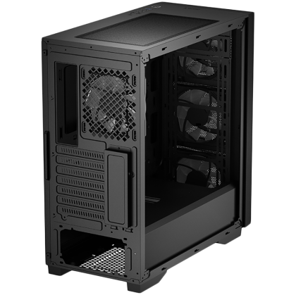 DeepCool MATREXX 50 MESH 4FS, Mid Tower, Mini-ITX/Micro-ATX/ATX/E-ATX, 1xUSB3.0, 2xUSB2.0, 1xAudio, 4x 120mm Tri-color LED Fans, Tempered Glass, Mesh Panel, Black, DP-ATX-MATREXX50-MESH-4FS