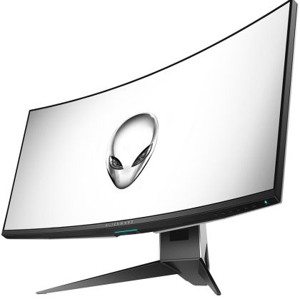 Alienware 34 AW3423DWF Curved QD-OLED Gaming Monitor, 34.18" QHD (3440x1440) 165Hz AR ComfortView, 21:9, 1000cd/m2, 1M:1, 178/178, 0.1ms, 2xHDMI, 2xDP, 2xUSB 5Gbps  3.2 Gen 1, Height, Swivel, Tilt, 3Y