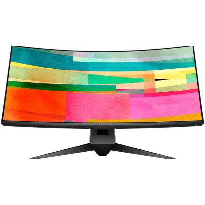 Alienware 34 AW3423DWF Curved QD-OLED Gaming Monitor, 34.18" QHD (3440x1440) 165Hz AR ComfortView, 21:9, 1000cd/m2, 1M:1, 178/178, 0.1ms, 2xHDMI, 2xDP, 2xUSB 5Gbps  3.2 Gen 1, Height, Swivel, Tilt, 3Y