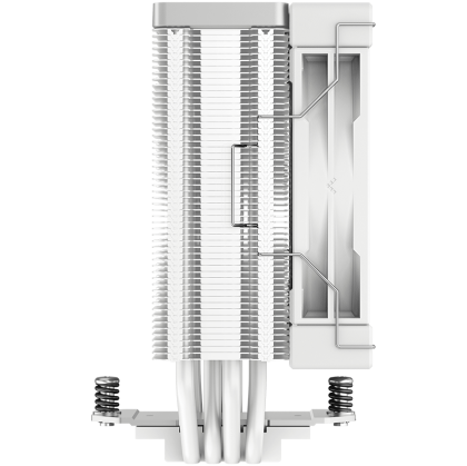 DeepCool AK400 WH, CPU Air Cooler, 1x120mm PWM Fan, TDP 220W, 4 Heatpipes, White, LGA1700/1200/115x, AMD AM5/AM4, 127x97x155 mm(LxWxH), 3Y, R-AK400-WHNNMN-G-1