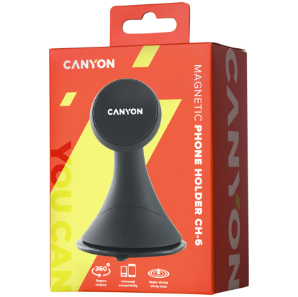 CANYON car holder CH-6 Magnetic Black