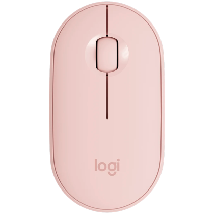 LOGITECH M350S Pebble 2 Bluetooth Mouse - TONAL ROSE - DONGLELESS