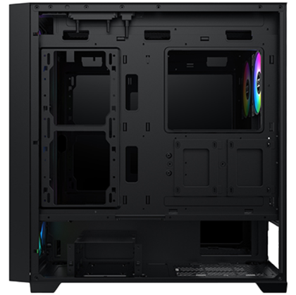 Xigmatek Anubis Pro 4FX EN40788, E-ATX/ATX/M-ATX/MINI ITX, 1x USB 3.0, 2x USB 2.0, HD Audio, Left Magnetic TG, 3PCS 140mm X40A & 1PC 120mm X20A & Galaxy II Fan Control Box & Remote