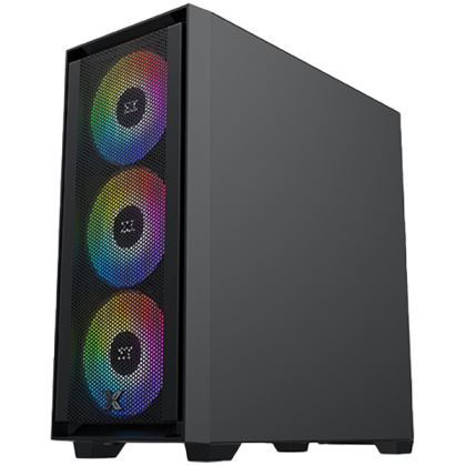 Xigmatek Anubis Pro 4FX EN40788, E-ATX/ATX/M-ATX/MINI ITX, 1x USB 3.0, 2x USB 2.0, HD Audio, Left Magnetic TG, 3PCS 140mm X40A & 1PC 120mm X20A & Galaxy II Fan Control Box & Remote