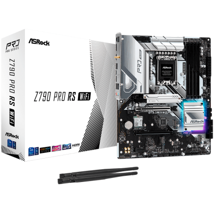 ASROCK MB Z790 LGA1700 4 x DDR5 1 x HDMI 1 x DisplayPort 3 x M.2 8 x SATA3 ATX