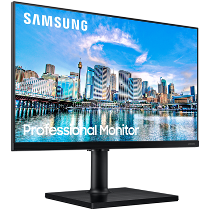 Monitor LED Samsung LF27T450FQRXEN T45F, 27" FHD FLAT 16:9 (1920x1080) IPS 75Hz, 250 cd/㎡, 1000:1, 5ms, 178/178, FS, 1xDP 2xHDMI, 2xUSB 2.0, 3.5 Jack, Tilt/Pivot/Swivel/HeightAdj (130mm), VESA 100x100, 3Y