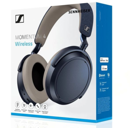 Безжични слушалки Sennheiser Momentum 4 Wireless On-Ear Headphones Denim 