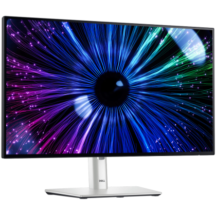 Dell UltraSharp U2424HE, 23.8" 1920x1080 16:9 120Hz IPS AG, 178/178, 1000:1, 250cd/m, 5ms(fast)/8ms, Light Sensor, 1xDP/1xHDMI/1xDP Out/2xUSB-C Up (1x90W)/1xRJ45/3xUSB3.2/1xAudio Jack + 1xUSB-C 15W PD/1xUSB3.2 Height/Tilt/Swivel/Pivot, sRGB 100%, 3Y