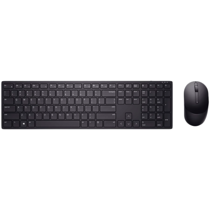 Dell Pro Wireless Keyboard and Mouse - KM5221W - US International (QWERTY) - Black