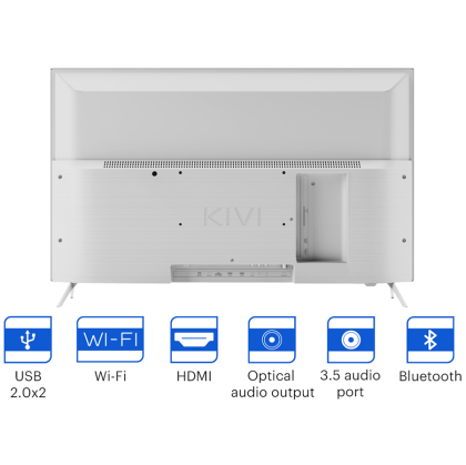 32', HD, Google Android TV, White, 1366x768, 60 Hz, Sound by JVC, 2x8W, 33 kWh/1000h , BT5, HDMI ports 3, 24 months