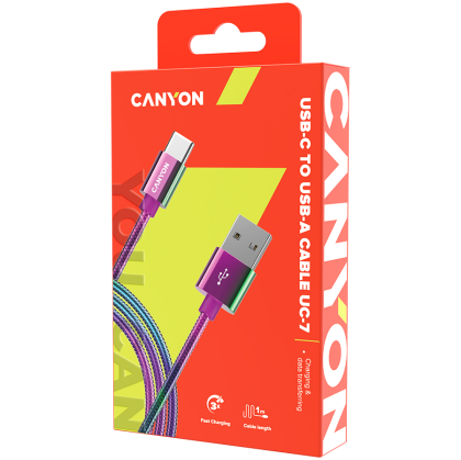 CANYON cable UC-7 A-C 18W 1.2m Oil Slick