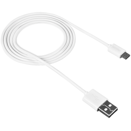 CANYON Micro USB cable, 1M, White