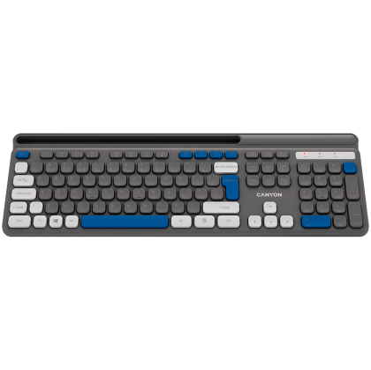 CANYON keyboard HKB-W03 EN AAA Wireless Grey