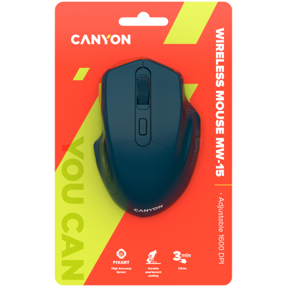 CANYON mouse MW-15 Wireless Dark Blue