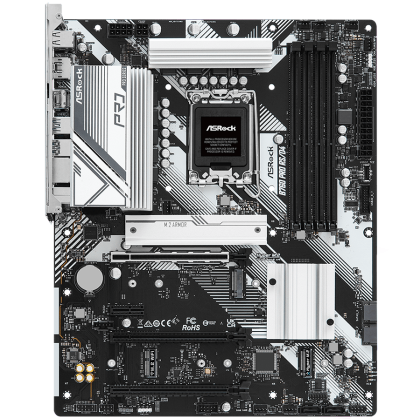 ASROCK MB Desktop B760 Pro RS (S1700, 4x DDR4, 2x PCIe 4.0 x16, 1x PCIe 3.0 x16, 1x PCIe 3.0 x1, 2x Hyper M.2 PCIe Gen4x4, 1x M.2 PCIe Gen 4x2, 4x SATA3, 2x USB-C, 7x USB 3.2, 4x USB 2.0, 1xRJ-45 2.5GB, 1x HDMI, 1x DP, ATX