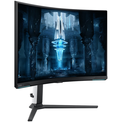 Monitor LED Samsung Curved LS32BG850NPXEN 32", VA, 16:9, UHD, 3840x2160@240Hz, 1,000,000 : 1, 178/178, 1ms, 350cd/m2, 2xHDMI, 1xDP, 2xUSB 3.0, VESA, Tilt, Swivel, Pivot, Height Adjust