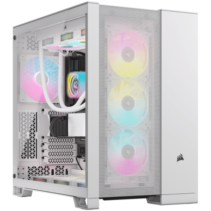 Corsair 6500D Airflow Tempered Glass Mid-Tower, White