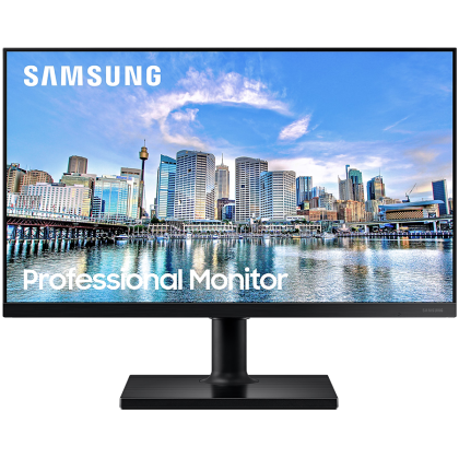 Monitor LED Samsung LF24T450FQRXEN 23.8", IPS, 16:9, FHD, 1,920 x 1,080@75Hz, 1000 : 1, 178/178, 5ms, 250cd/m2, 2xHDMI, 1xDP,  2xUSB 2.0, VESA, Tilt, Swivel, Pivot, Height Adjust