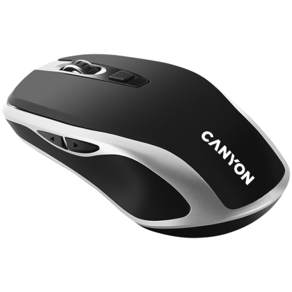 CANYON mouse MW-19 EU Wireless Charge Black Silver