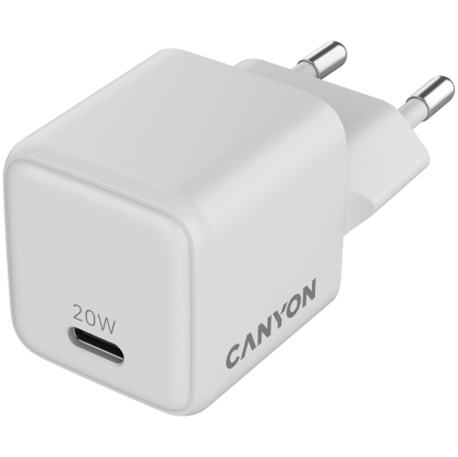 CANYON charger CU20C GaN 20W 1xPD EU White