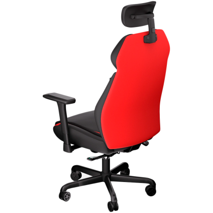 Endorfy Meta RD Gaming Chair, Breathable Fabric, Cold-pressed foam, Class 4 Gas Lift Cylinder, 3D Adjustable Armrest, Adjustable Headrest, Black/Red, 2 Year Warranty