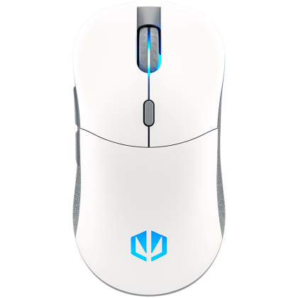 Endorfy GEM Plus Wireless Onyx White Gaming Mouse, PIXART PAW3395 Optical Gaming Sensor, 26000DPI, 74G Lightweight design, KAILH GM 8.0 Switches, 1.6M Paracord Cable, PTFE Skates, ARGB lights, 2 Year Warranty