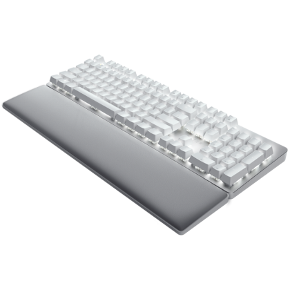 Razer Pro Type Ultra - US Layout, Wireless Mechanical Keyboard for Productivity, Razer Yellow Mechanical Switch, Bluetooth and Razer HyperSpeed (2.4GHz), Backlit keys (white LED), USB-C, Plush leatherette wrist rest, Soft-touch coating