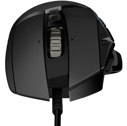 LOGITECH G502 Corded Gaming Mouse - HERO - BLACK - USB - EER2