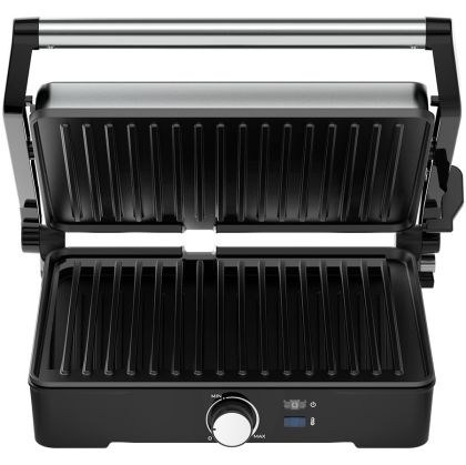 AENO Electric Grill EG2: 2000W, Temperature regulation, Max opening angle -180°, Plate size 290*234mm