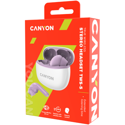 CANYON headset TWS-5 Purple