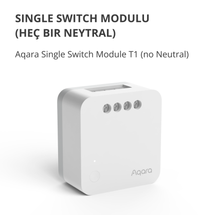 Aqara Single Switch Module T1 (No Neutral): Model No: SSM-U02; SKU: AU002GLW01