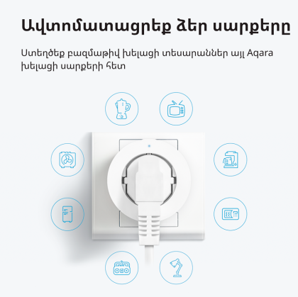 Aqara Smart Plug (EU Version): Model No: SP-EUC01; SKU: AP007EUW01