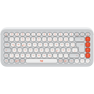 LOGITECH POP ICON KEYS - OFF WHITE - US INT'L - BT  - INTNL-973