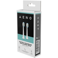 AENO Replacement toothbrush heads, White, Dupont bristles, 2pcs in set (for ADB0003/ADB0005 and ADB0004/ADB0006)