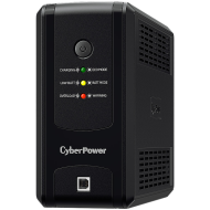 CyberPower UPS с AVR, 850VA/425W, Line-Interactive, 3x Schuko, Runtime at 90W ( min ):20, Surge and Spike protection; GreenPower UPS; UT850EG