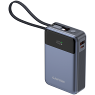 CANYON power bank OnPower 600 built-in cable 20000 mAh PD65W Dark Grey