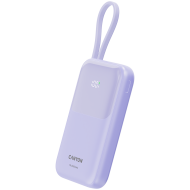 CANYON power bank OnPower 101 built-in cable 10000 mAh PD22.5W Purple