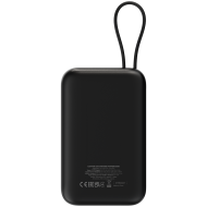 CANYON power bank OnPower 101 built-in cable 10000 mAh PD22.5W Black