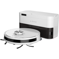Robot Cleaner w/Dust Collector, white, 2in1 and dust tank, 4000pa, 3200mAh battery