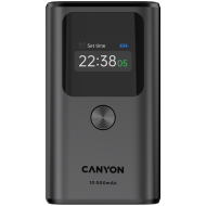 CANYON power bank OnPower 130 TFT 10000 mAh PD30W Dark Grey