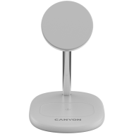 CANYON wireless charger WCS-205 15W Qi2 2in1 w/o adapter White